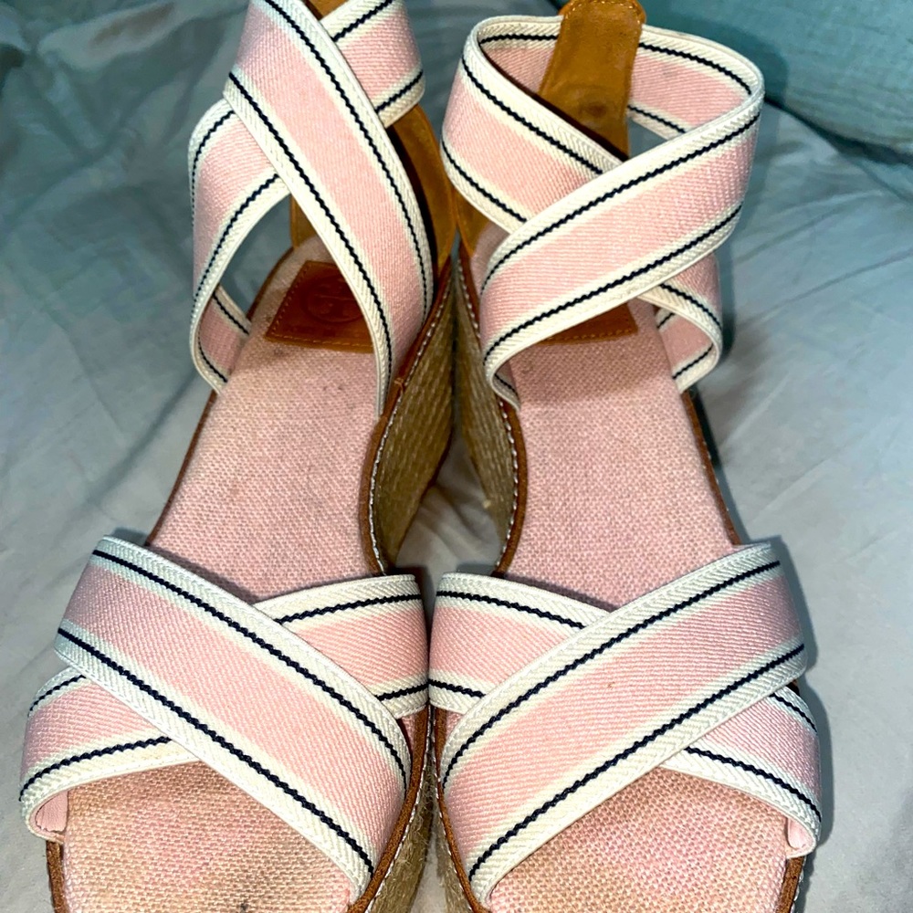 Tory burch wedges heels